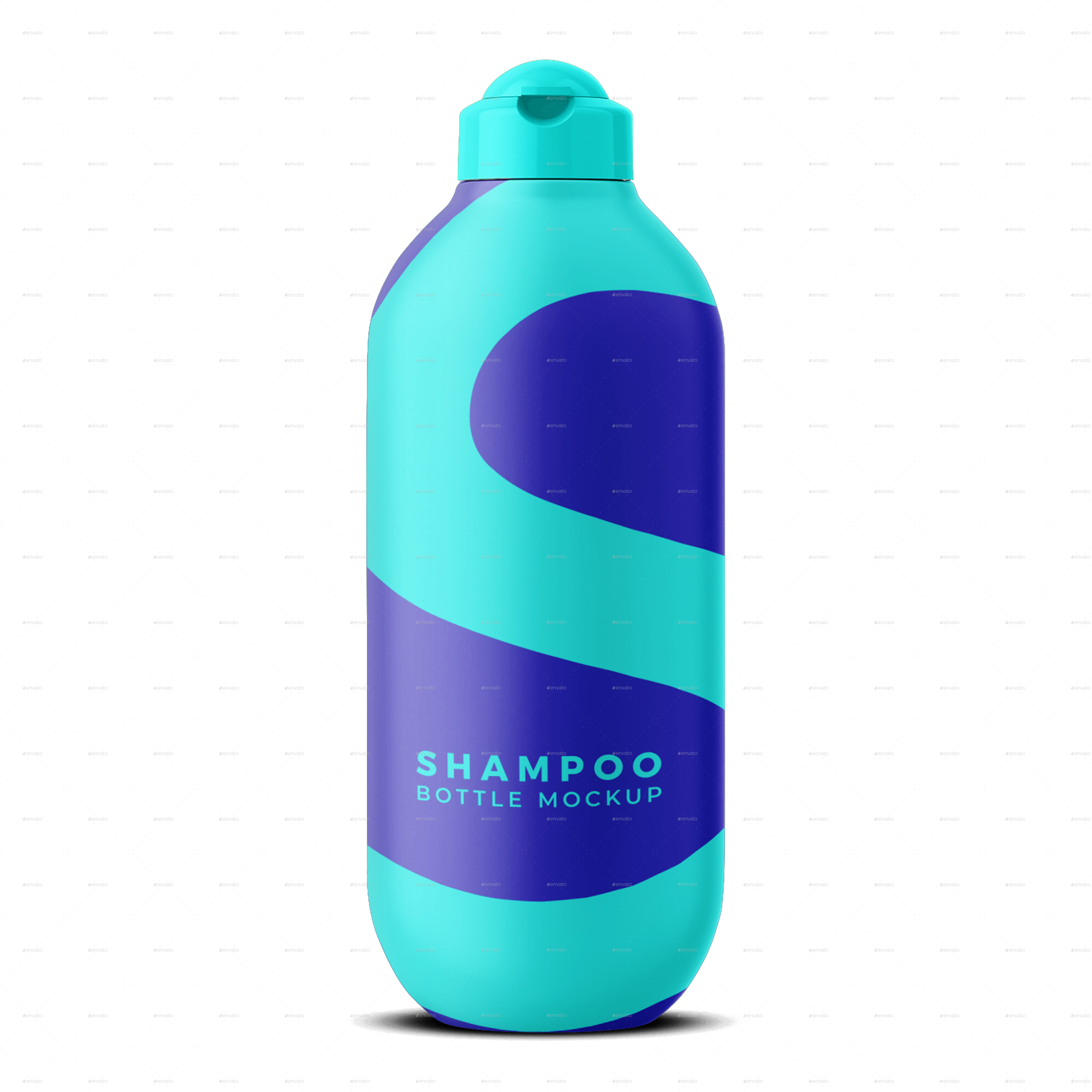 Glossy Shampoo Bottle Mockup, Graphics | GraphicRiver